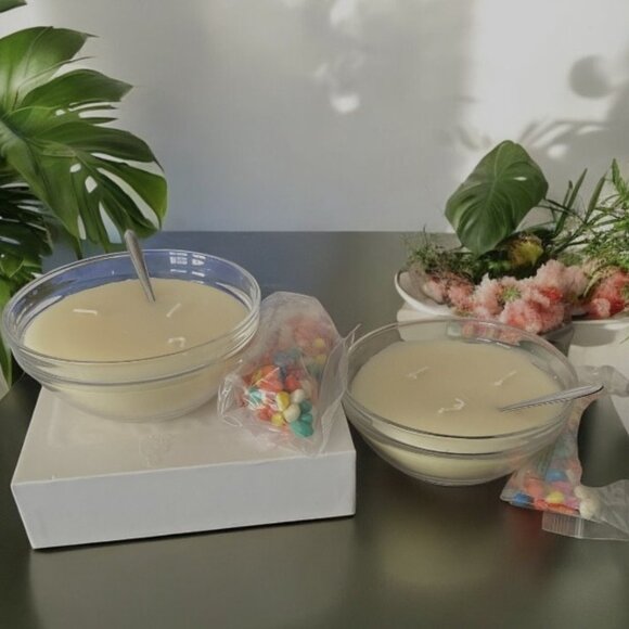 Candles NWT - 2 Pk Burberry London England Cereal Candles. - Picture 2 of 5